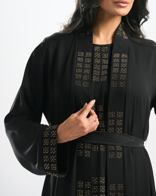 طقم عباية سهرة (٤ قطع)