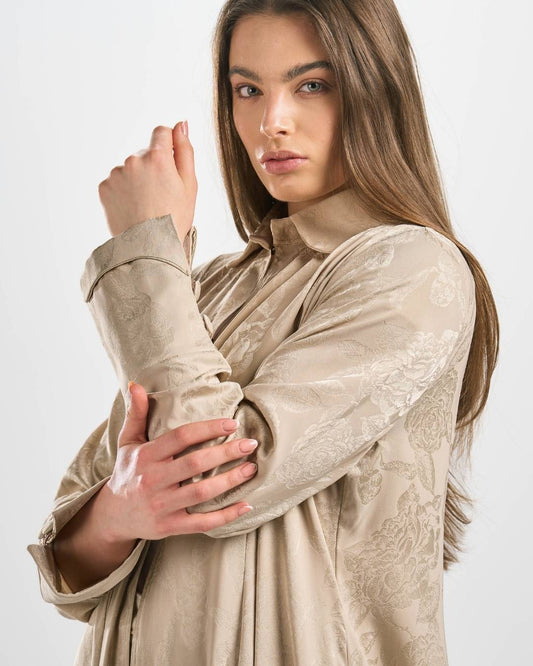 فستان جاكارد