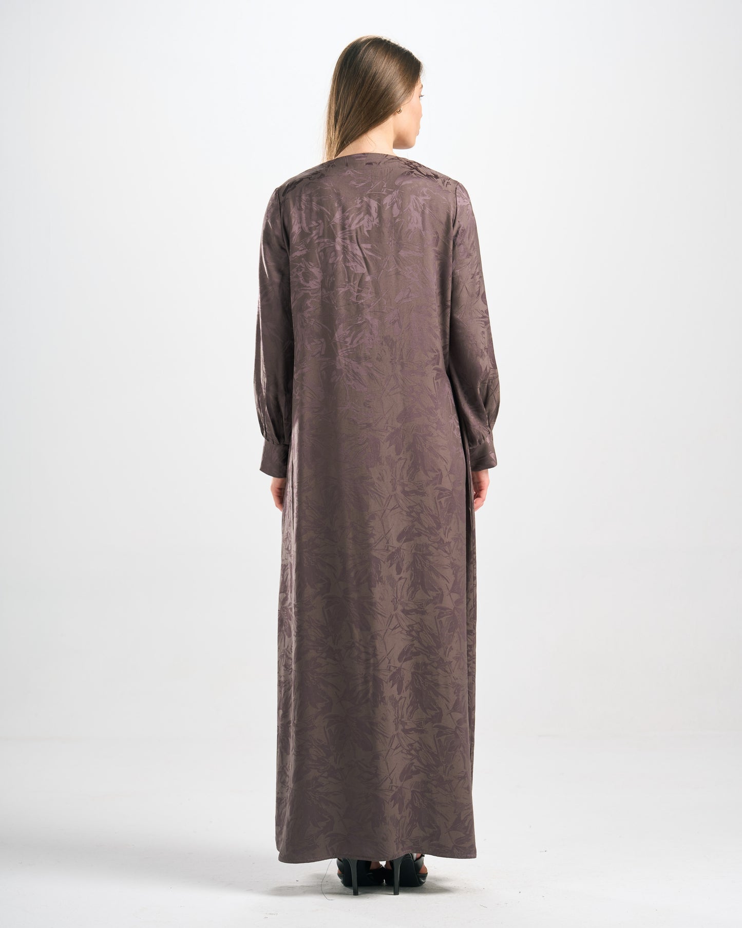Qittan Jacquard Abaya - H0324