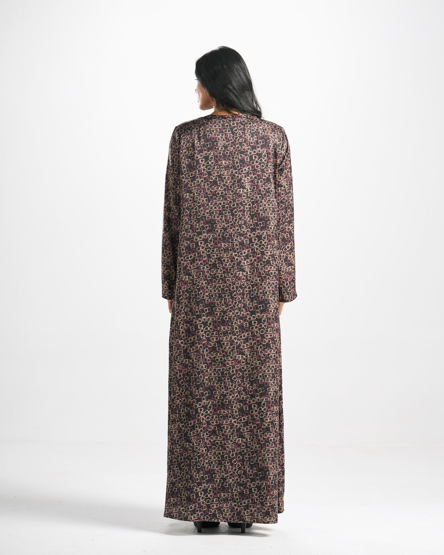 Silk Abaya Set - C0564