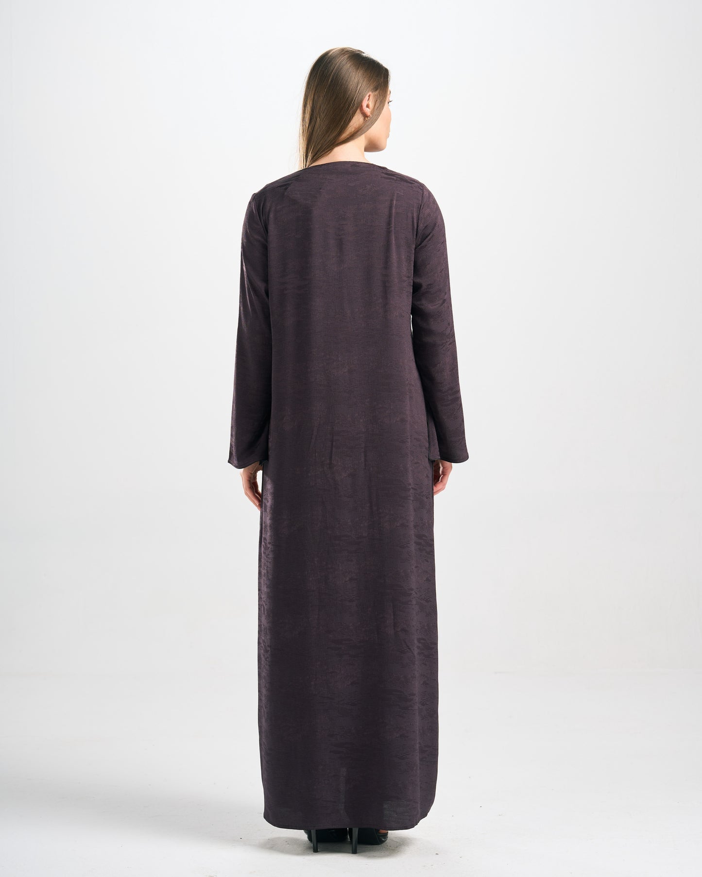 Qittan Jacquard Abaya - H0312