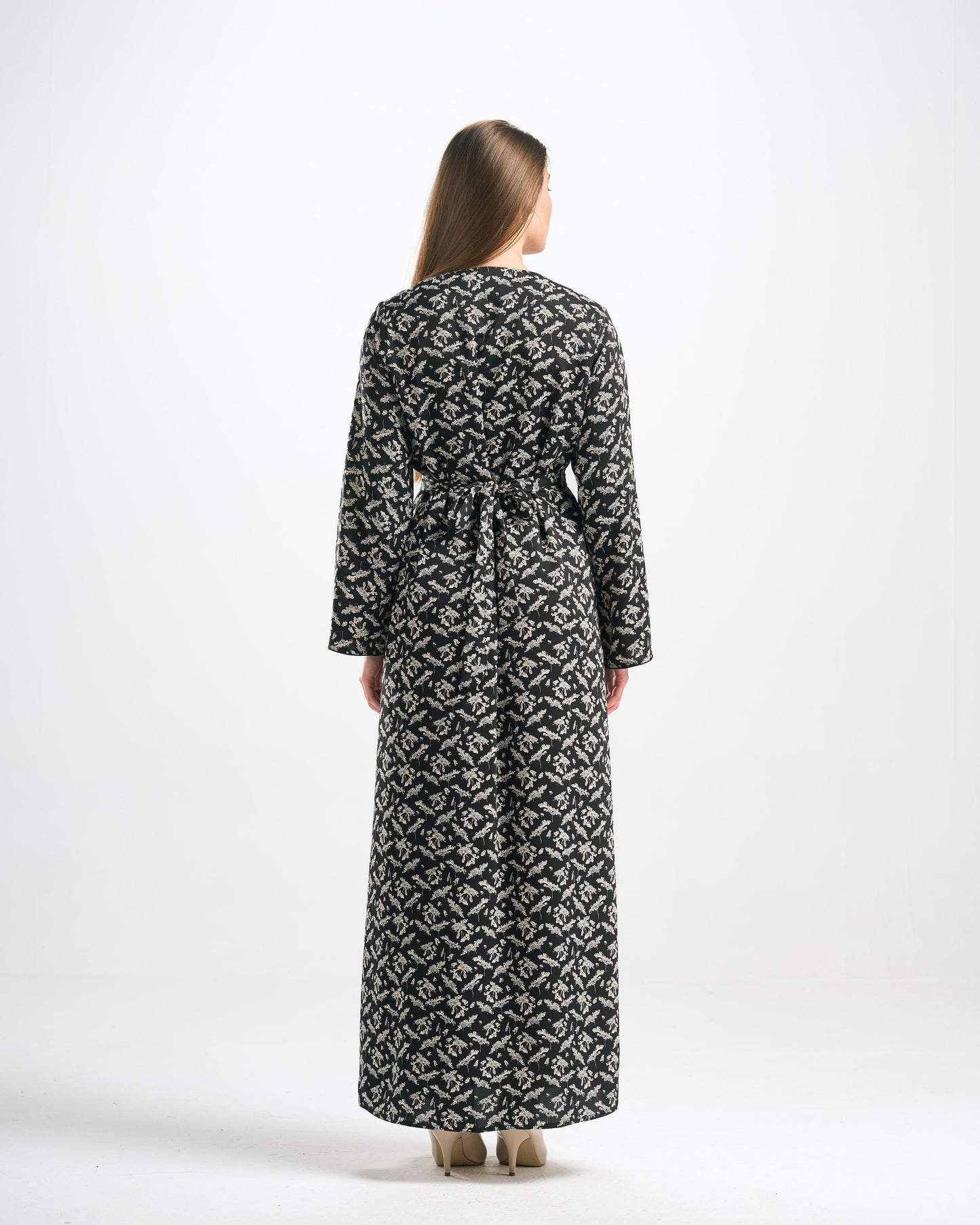 Silk Abaya Set - C0554