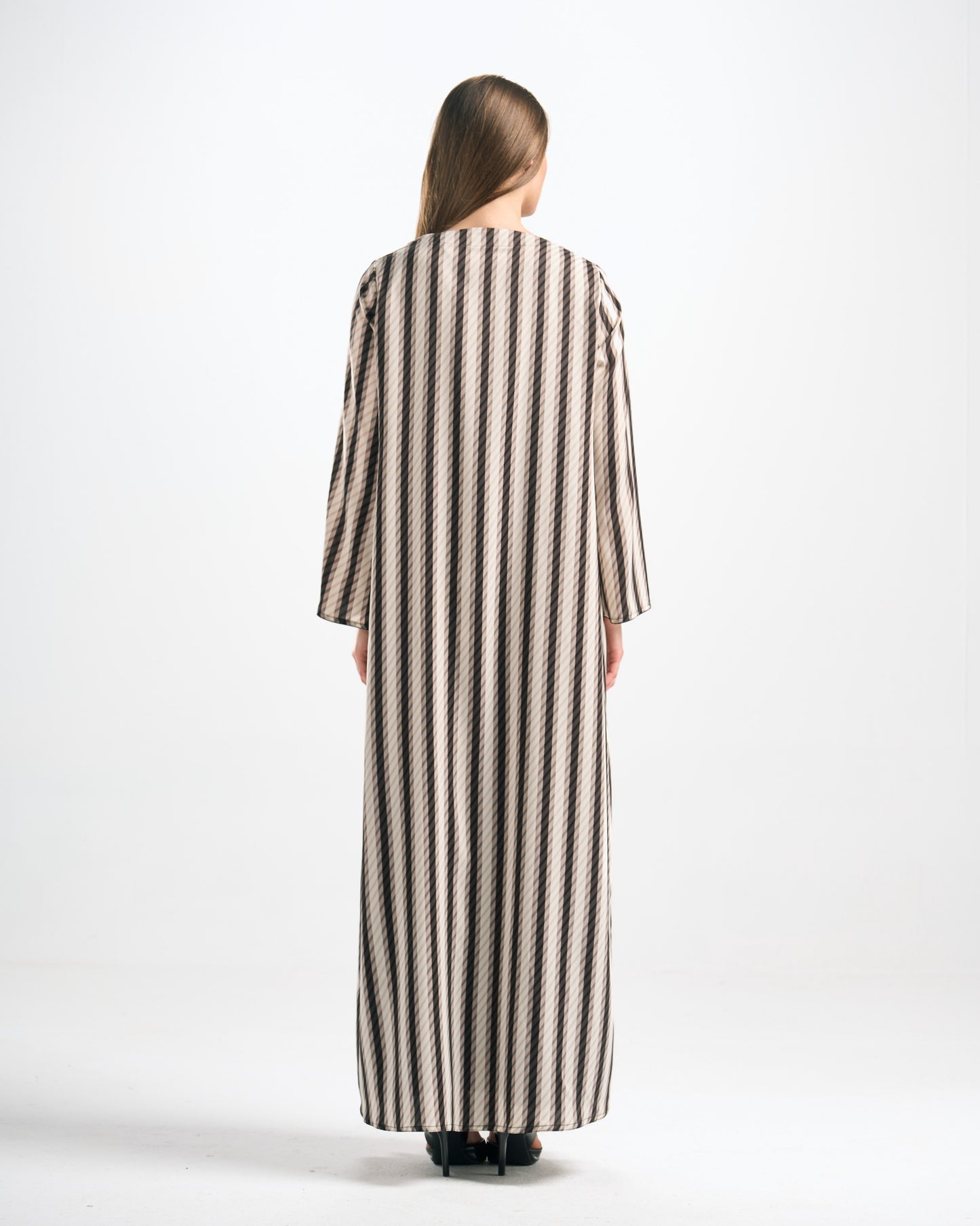 طقم عباية حرير