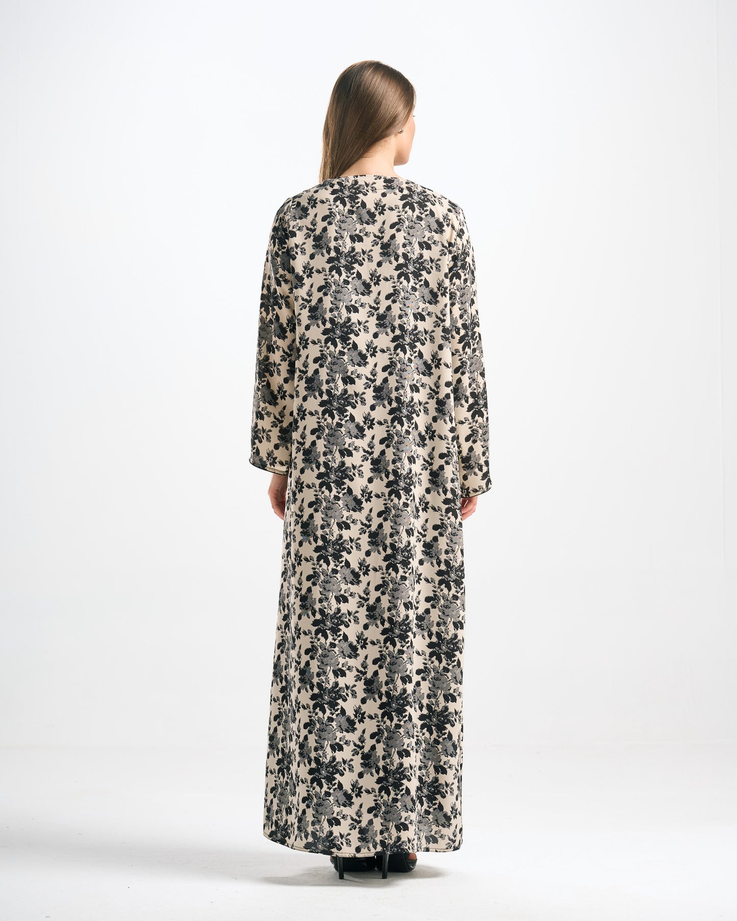 Silk Abaya Set - C0568