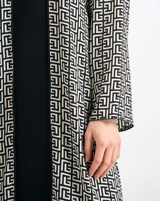 C0565 طقم عباية حرير 4 قطع