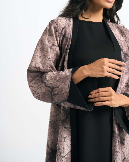 C0579 طقم عباية حرير 4 قطع