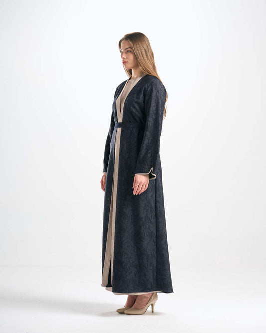 C0581 طقم عباية جاكار 4 قطع