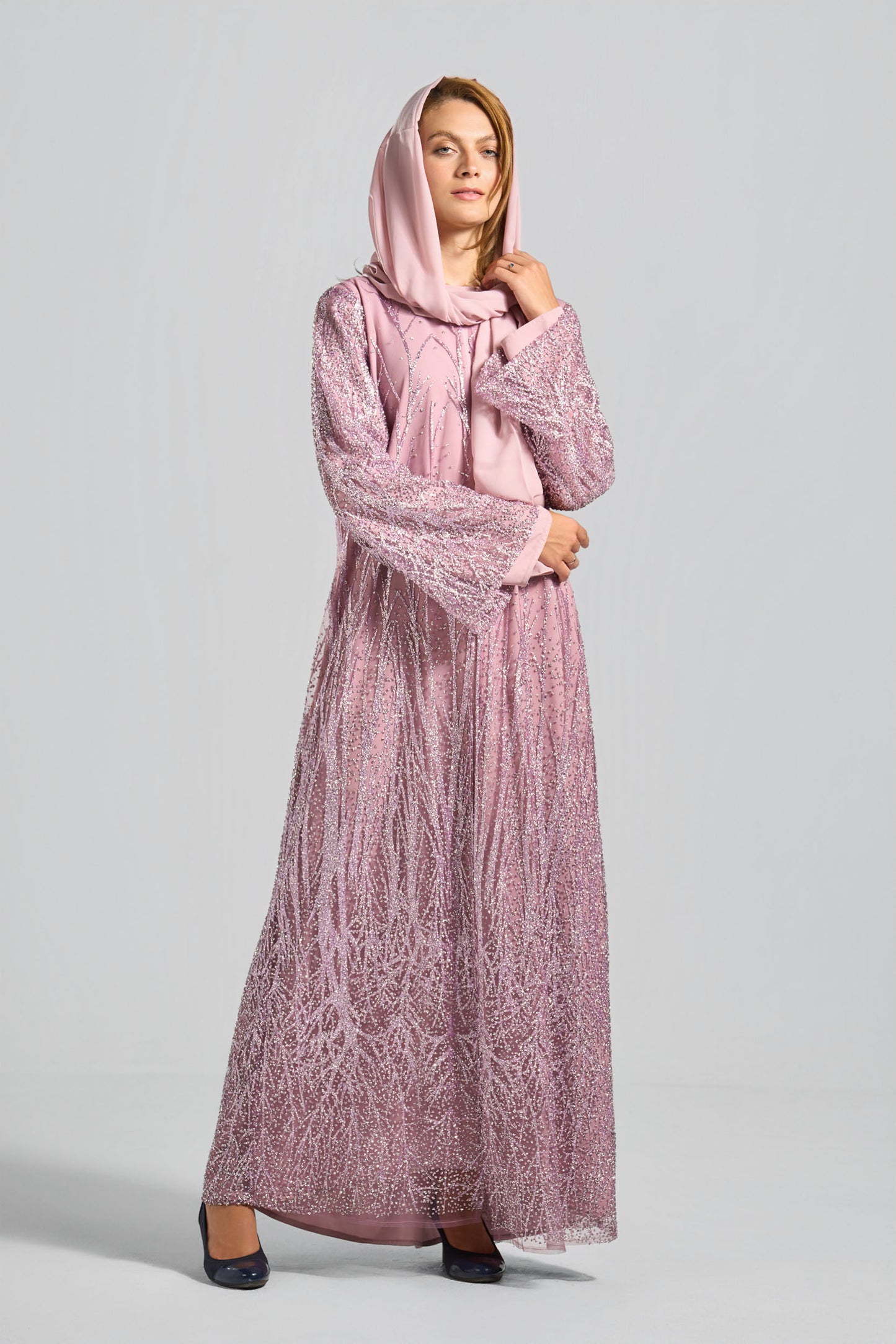 Signature Soirée Abaya Set - J0031