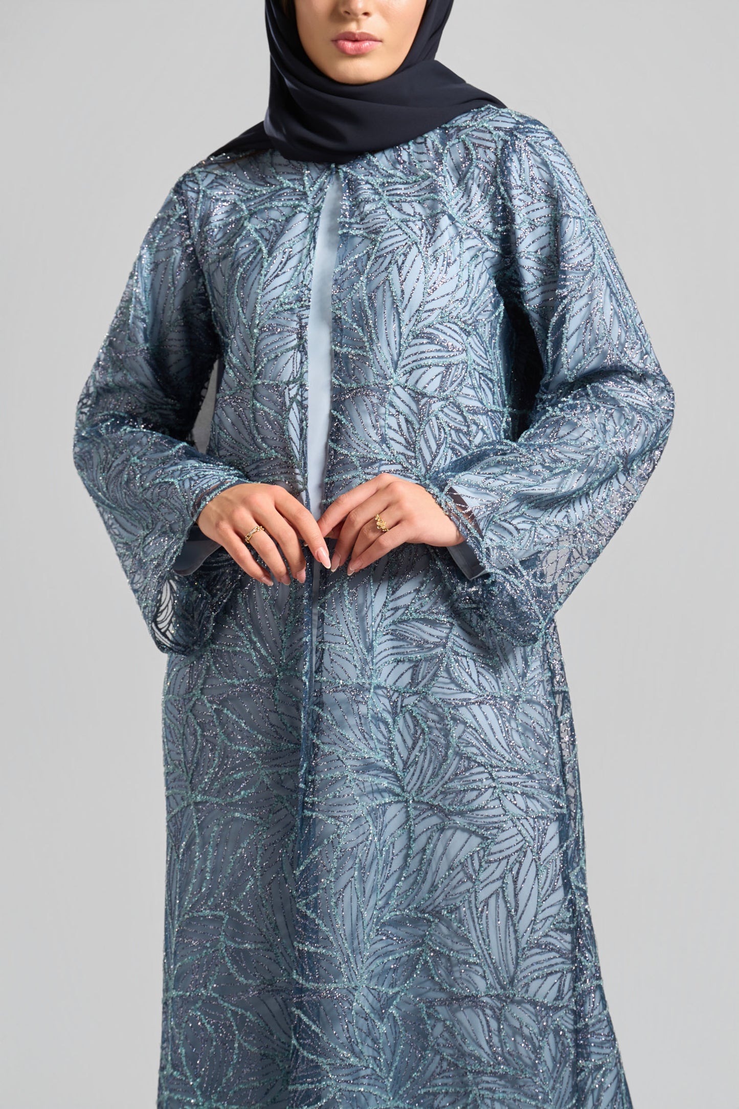 Signature Soirée Abaya Set - J0039