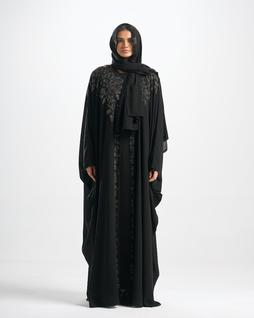 Soirée Abaya Gown Set - QG074