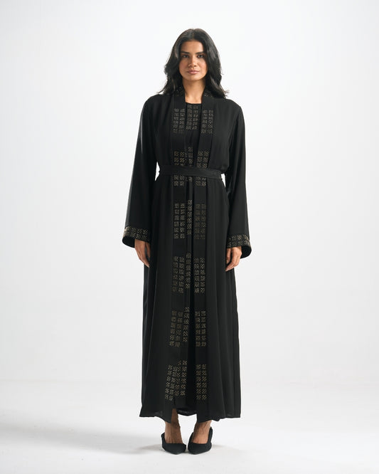 طقم عباية سهرة (٤ قطع)