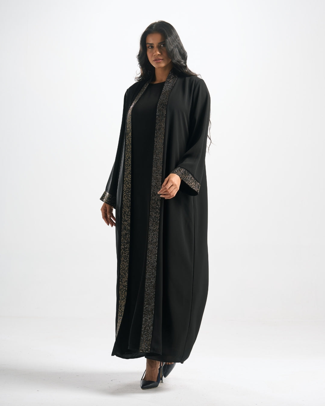 طقم عباية سهرة (٤ قطع) - CS055