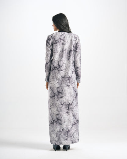 Silk Abaya Set - C0577