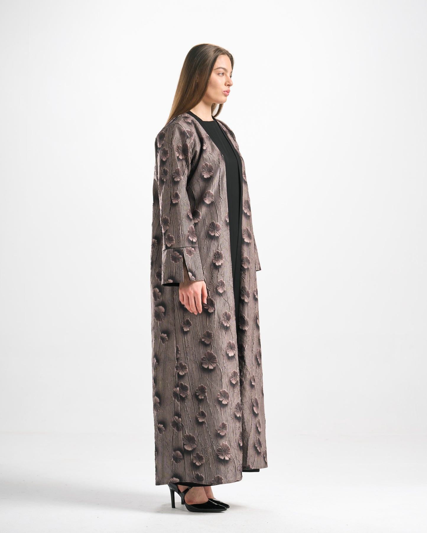 Silk Abaya Set - C0593
