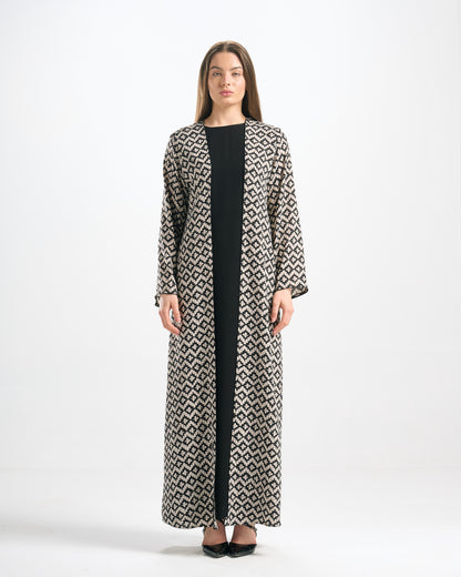 Silk Abaya Set - C0553