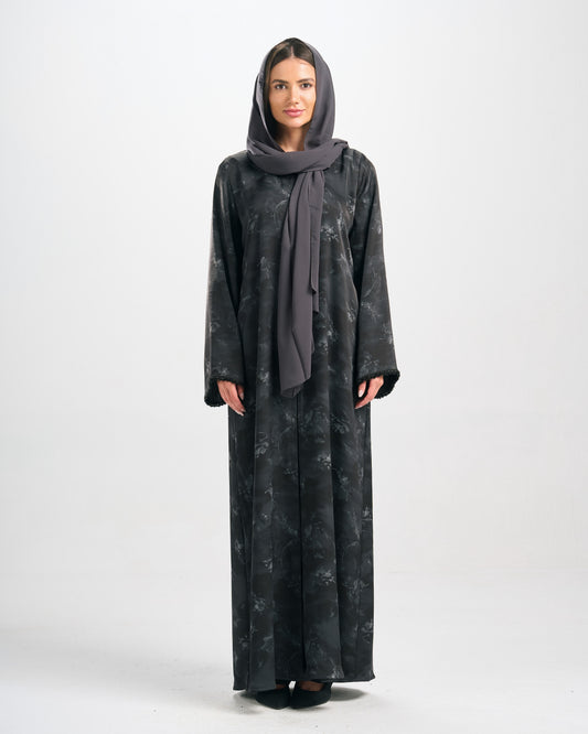 Qittan Jacquard Abaya - H0300