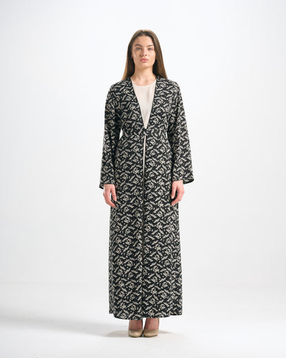 Silk Abaya Set - C0554