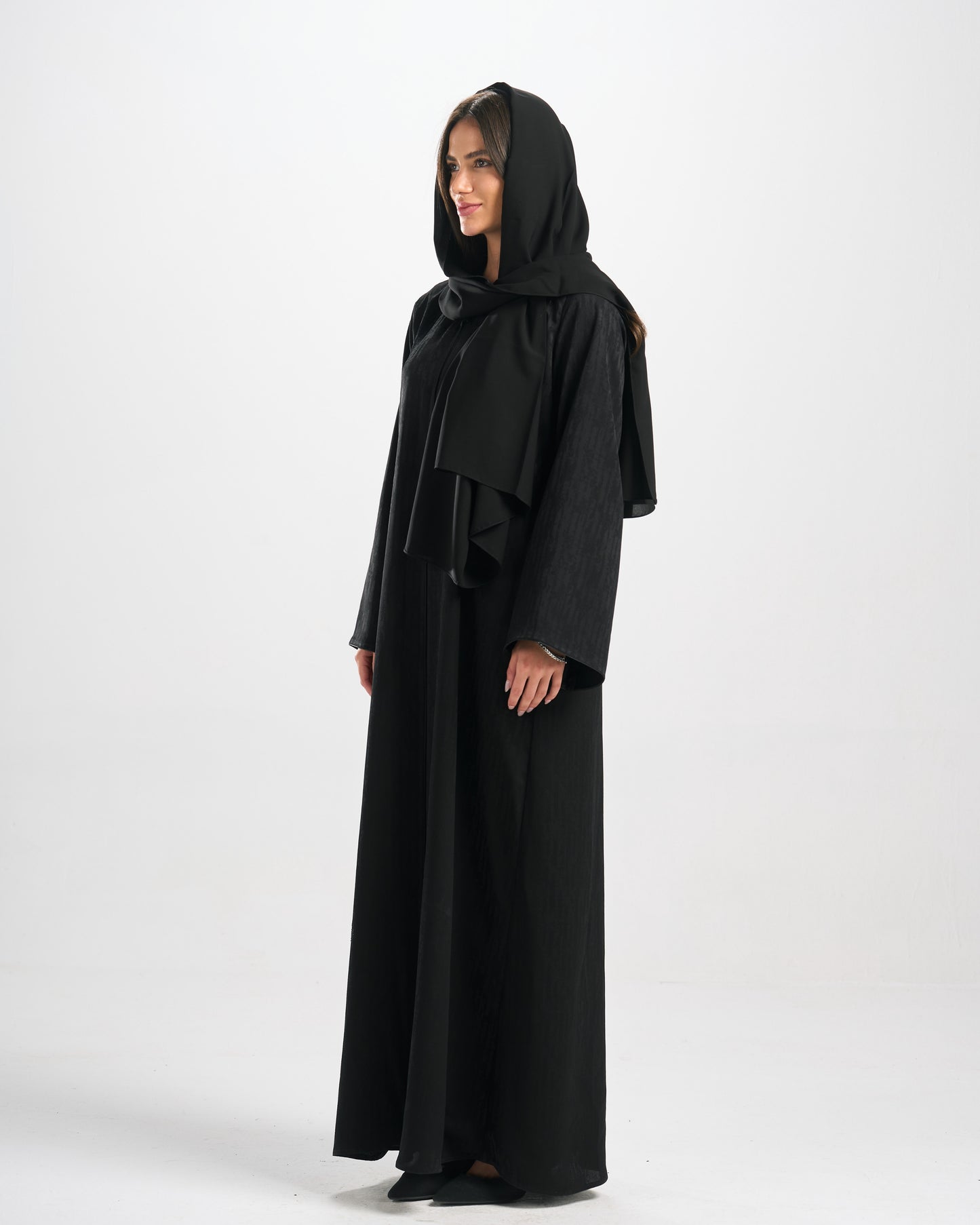 Qittan Jacquard Abaya - H0344