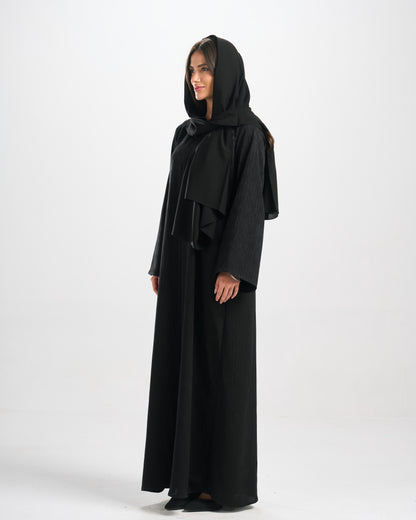 Qittan Jacquard Abaya - H0344