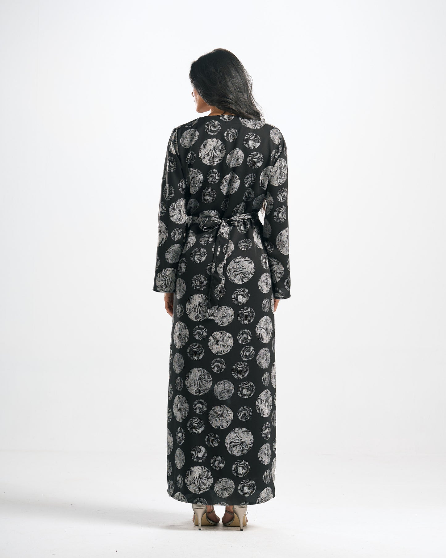 Silk Abaya Set - C0561