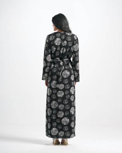 Silk Abaya Set - C0561