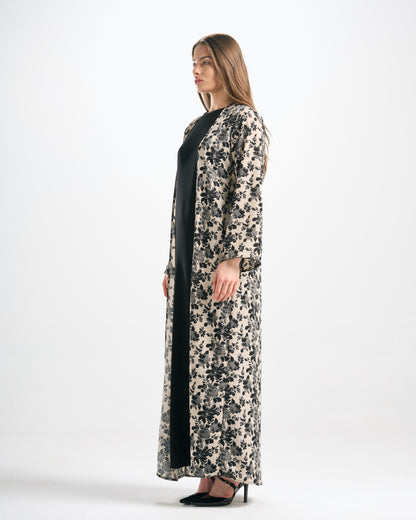 Silk Abaya Set - C0568