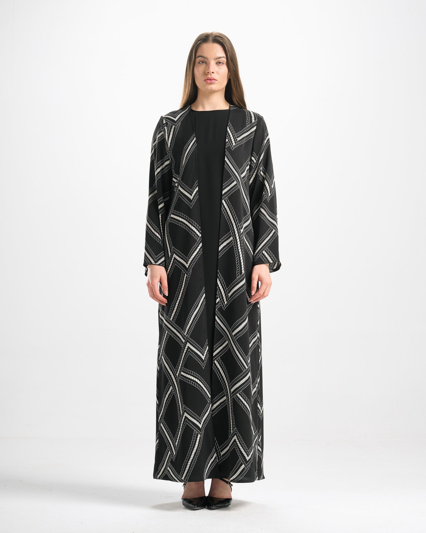 Silk Abaya Set - C0570