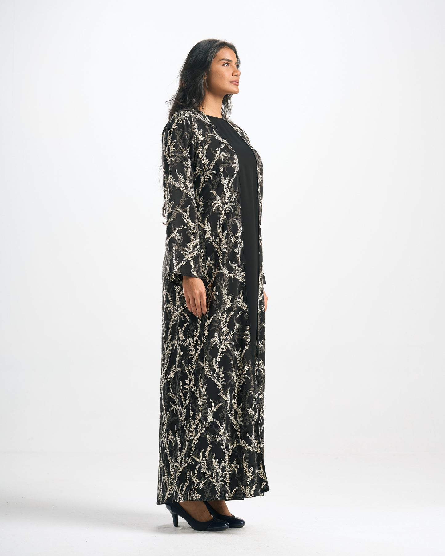 Silk Abaya Set - C0569