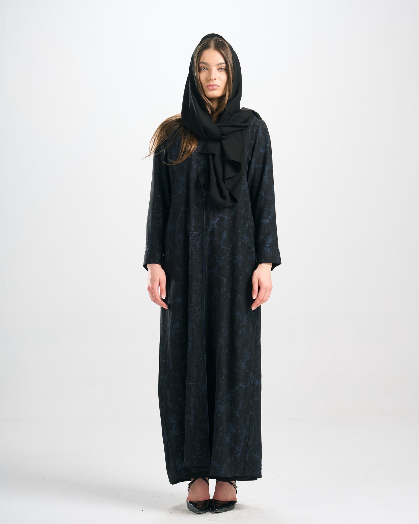 Qittan Jacquard Abaya - H0310