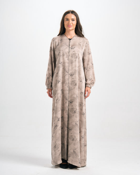 Qittan Jacquard Abaya - H0301