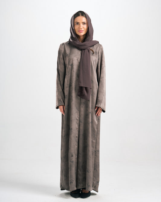 Qittan Jacquard Abaya - H0298