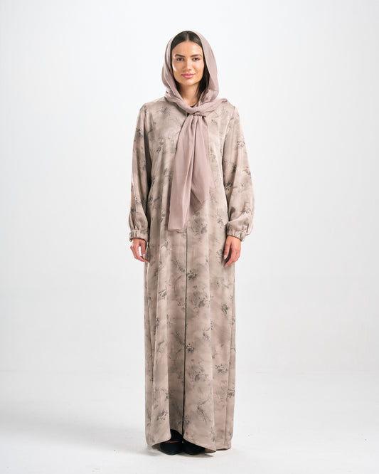 Qittan Jacquard Abaya - H0301