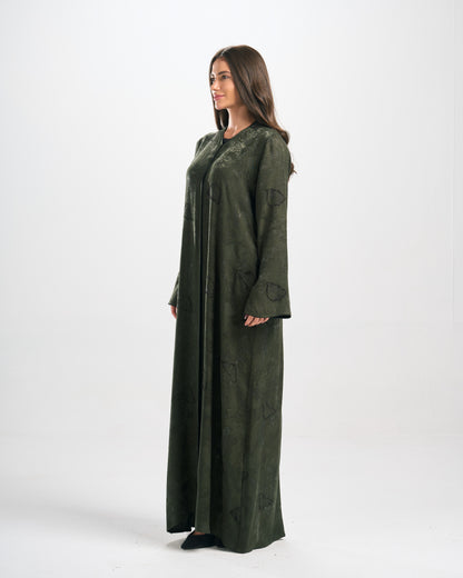 Qittan Jacquard Abaya - H0296