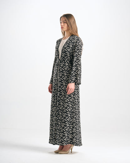 Silk Abaya Set - C0554