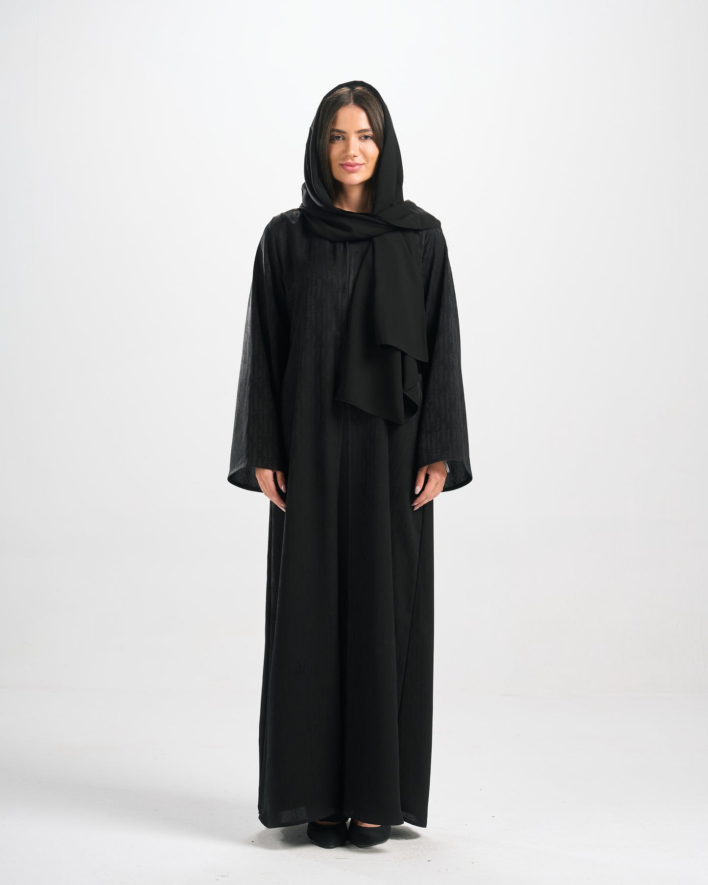 Qittan Jacquard Abaya - H0344