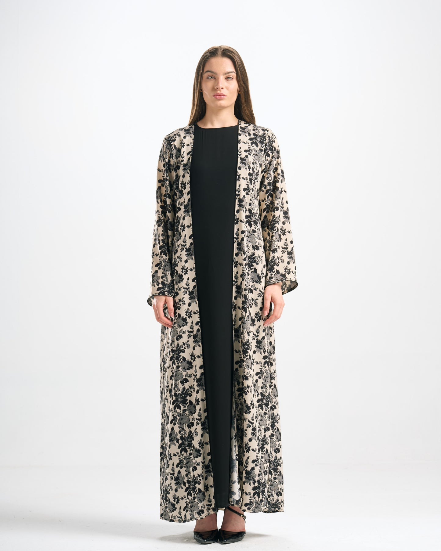 Silk Abaya Set - C0568