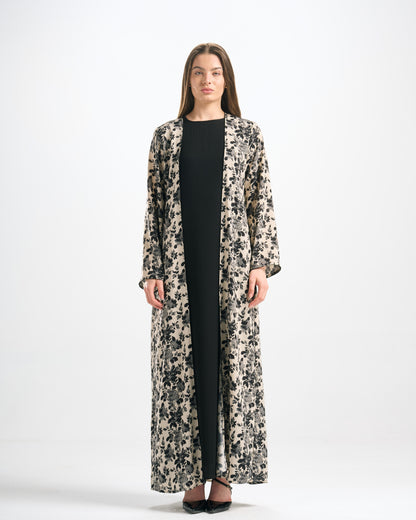 Silk Abaya Set - C0568
