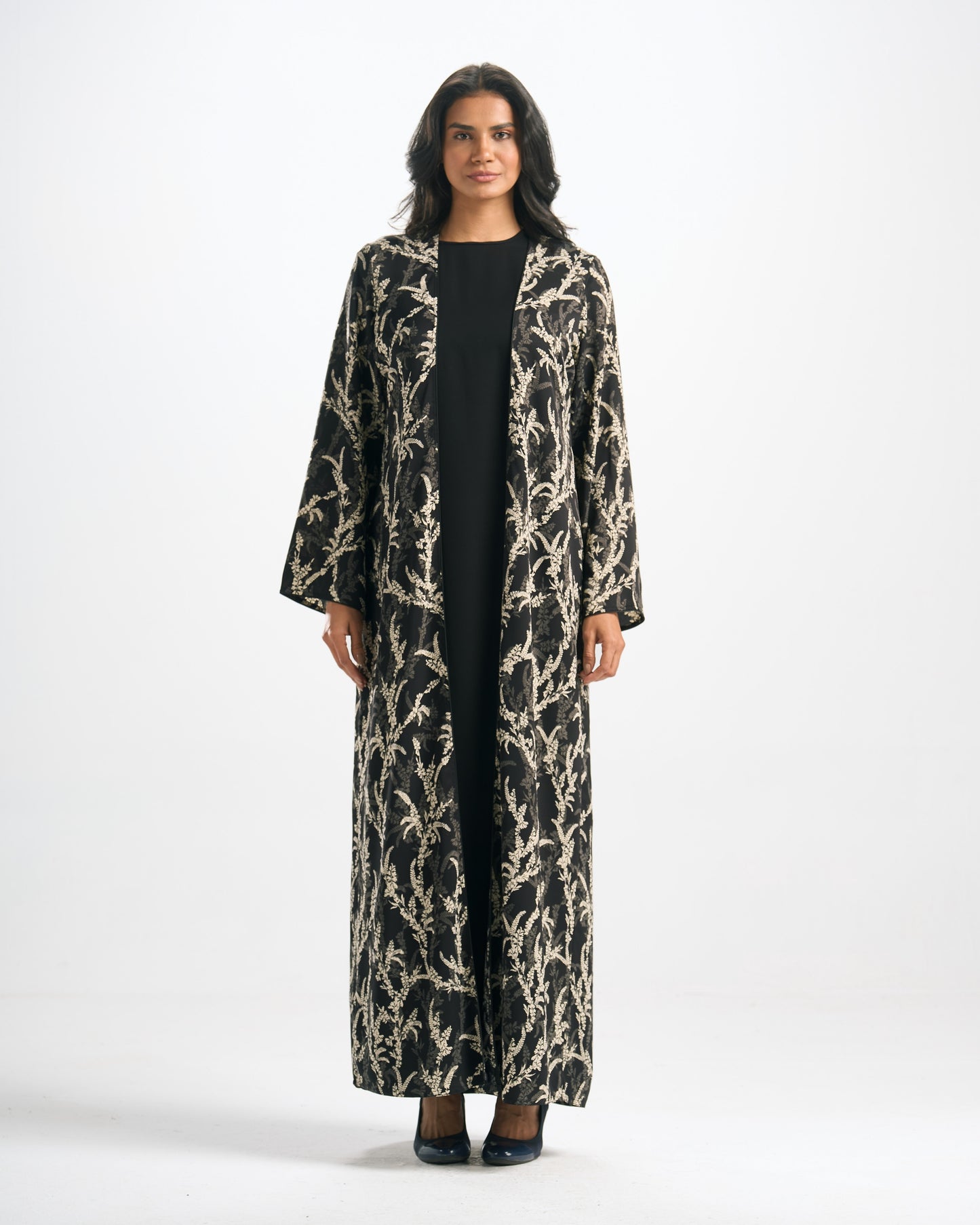 Silk Abaya Set - C0569