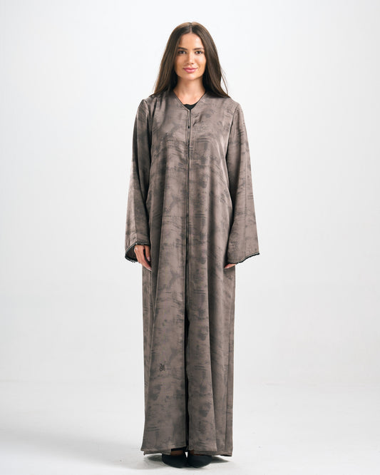 Qittan Jacquard Abaya - H0302