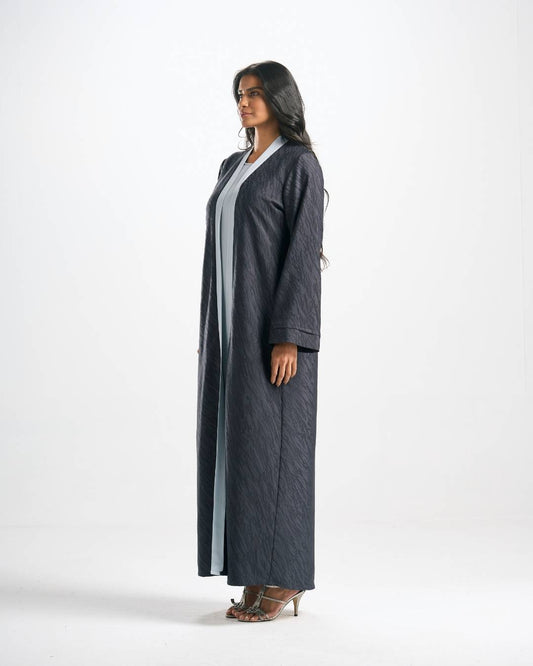 C0497 Jacquard Abaya Set 4 Pieces