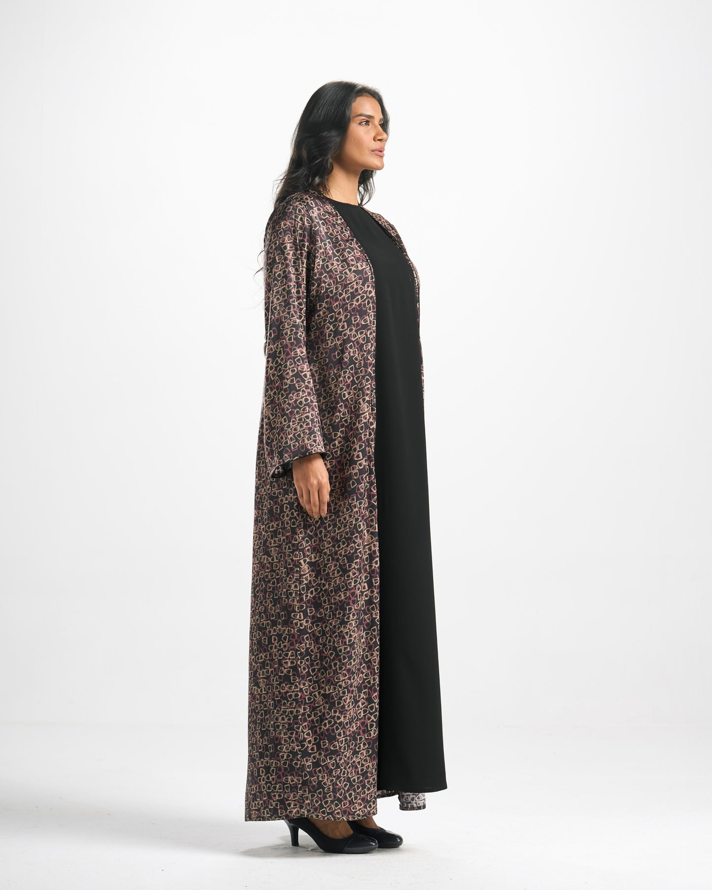 Silk Abaya Set - C0564