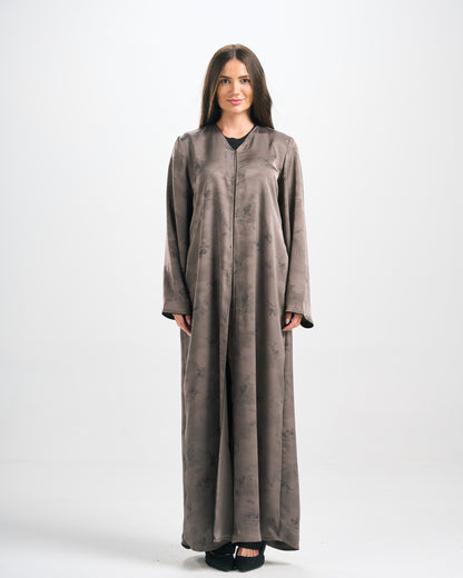 Qittan Jacquard Abaya - H0298
