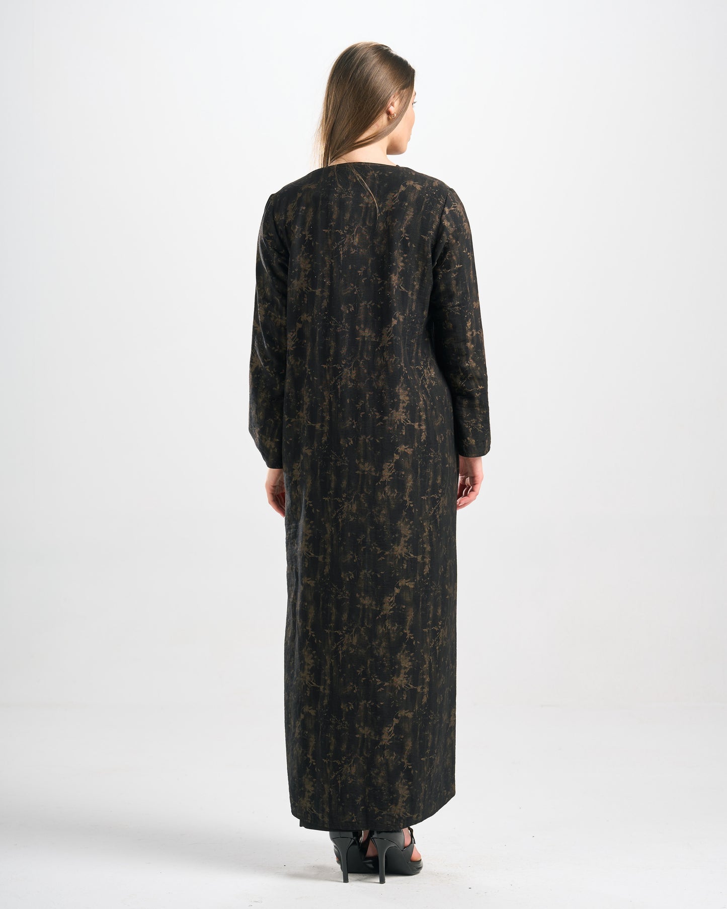 Qittan Jacquard Abaya - H0311