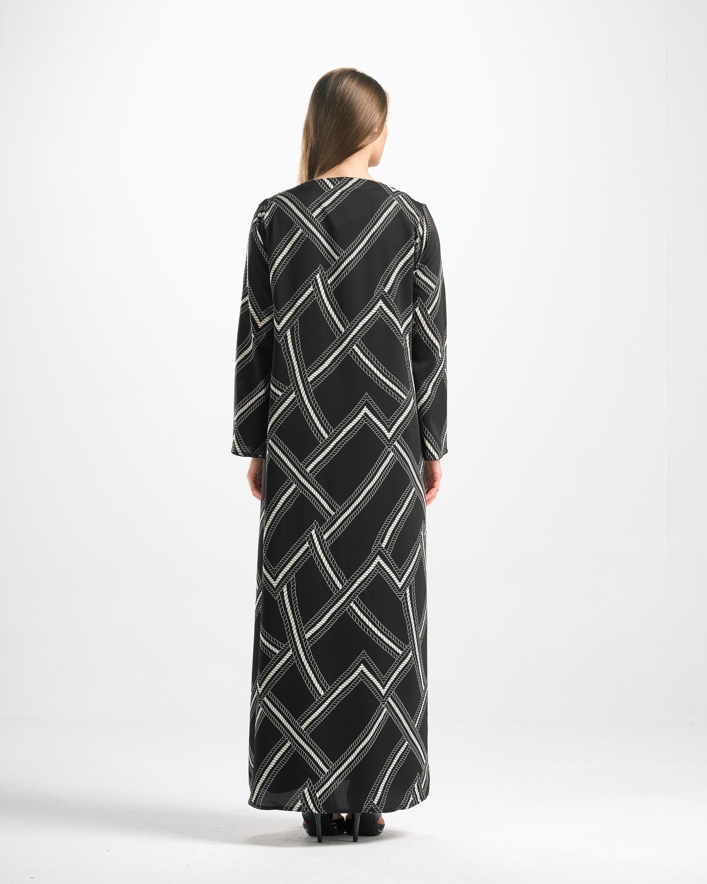 Silk Abaya Set - C0570
