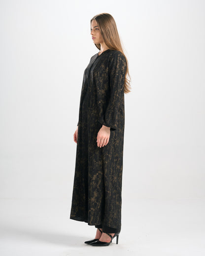 Qittan Jacquard Abaya - H0311