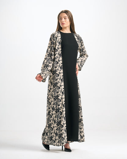 Silk Abaya Set - C0568