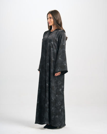 عباية جاكارد قِطان- H0300
