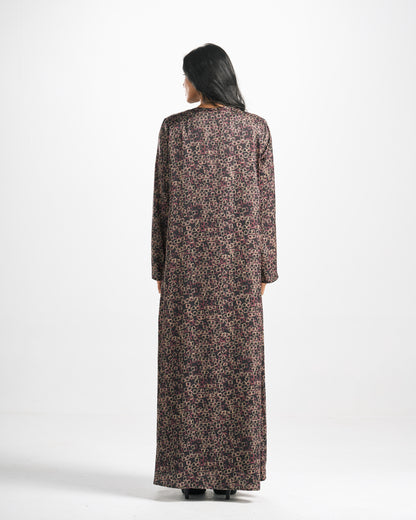 Silk Abaya Set - C0564