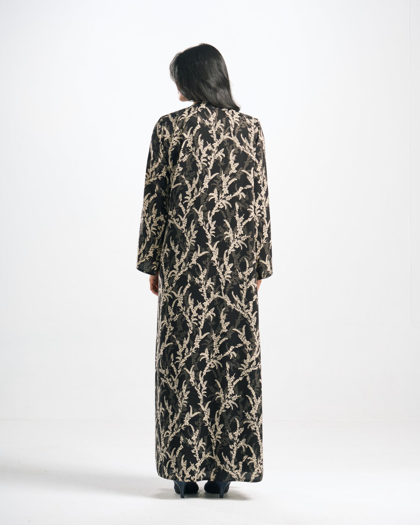 Silk Abaya Set - C0569