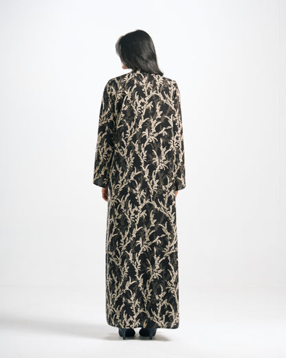 Silk Abaya Set - C0569